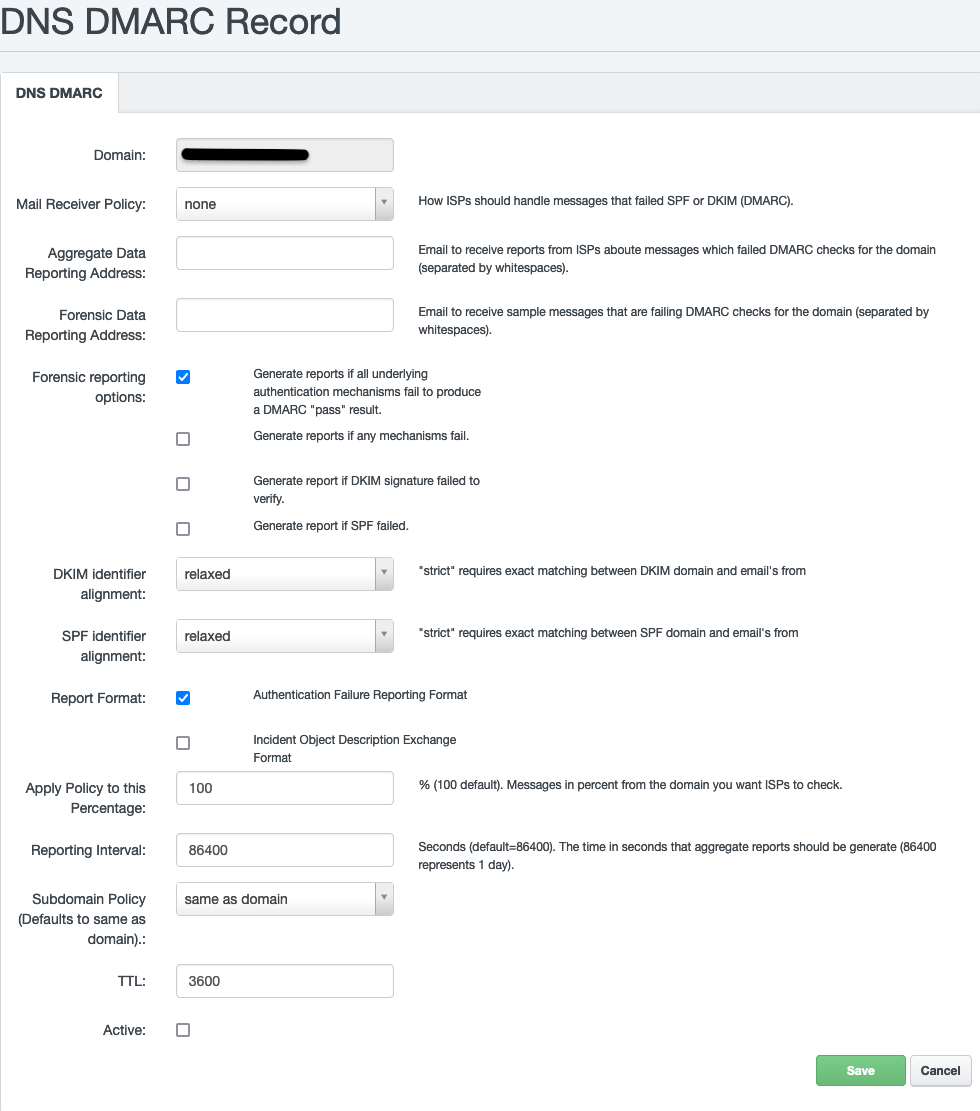 DMARC Generator