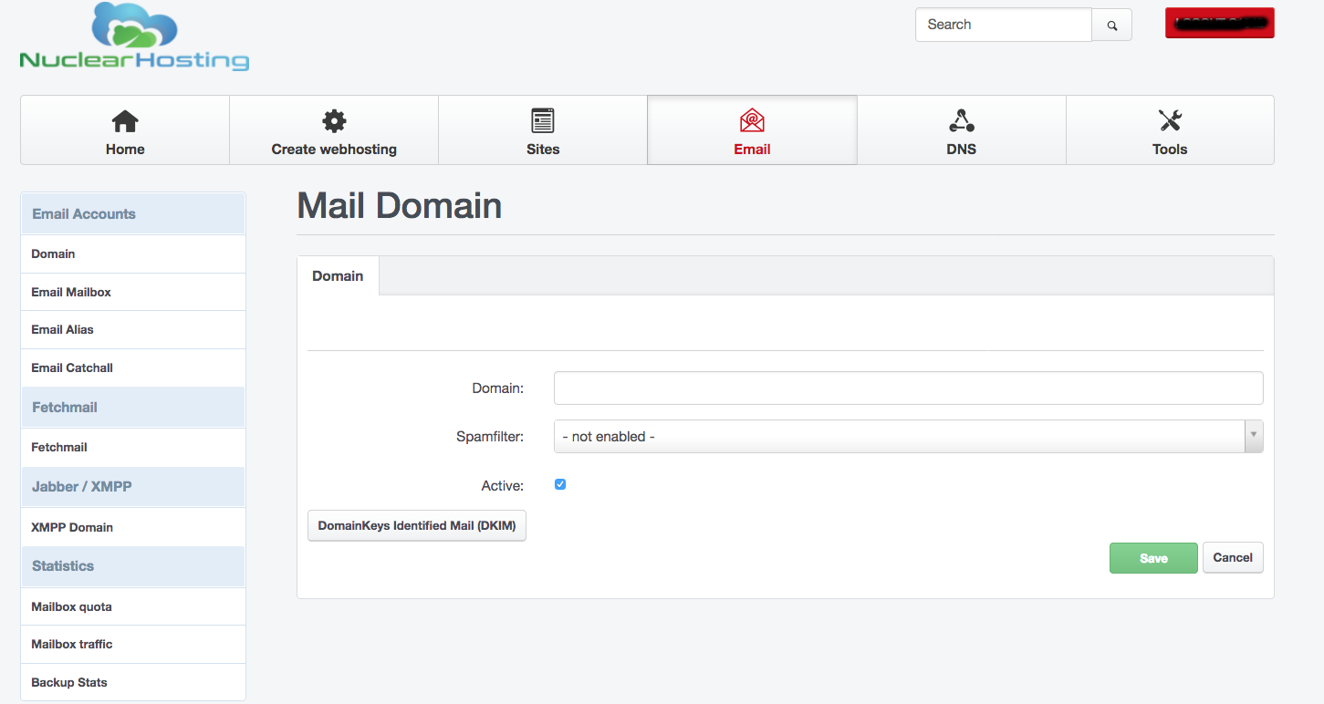 Adding domain to E-Mail system